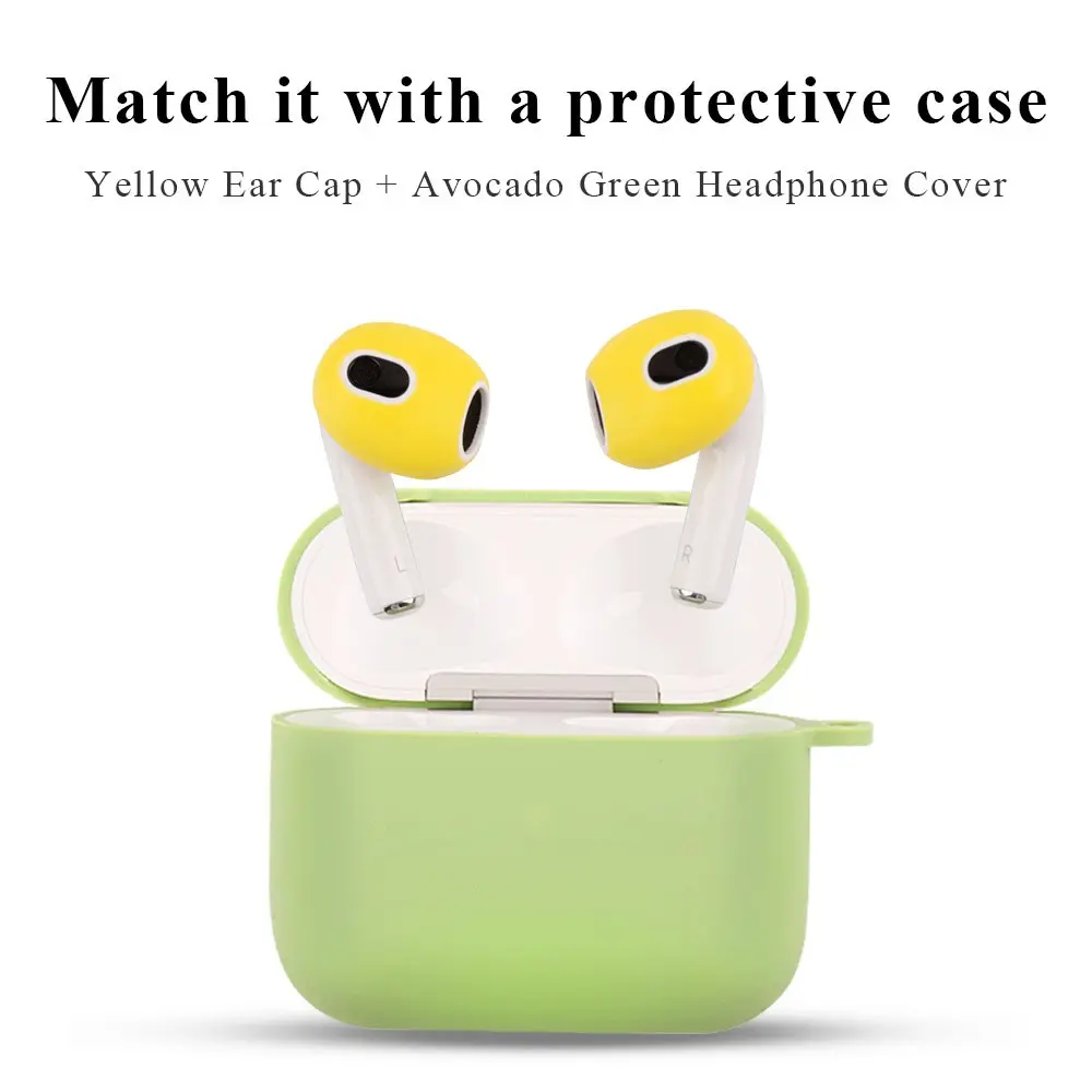 Earpads Silikon Apple AirPods 3 vit frosted