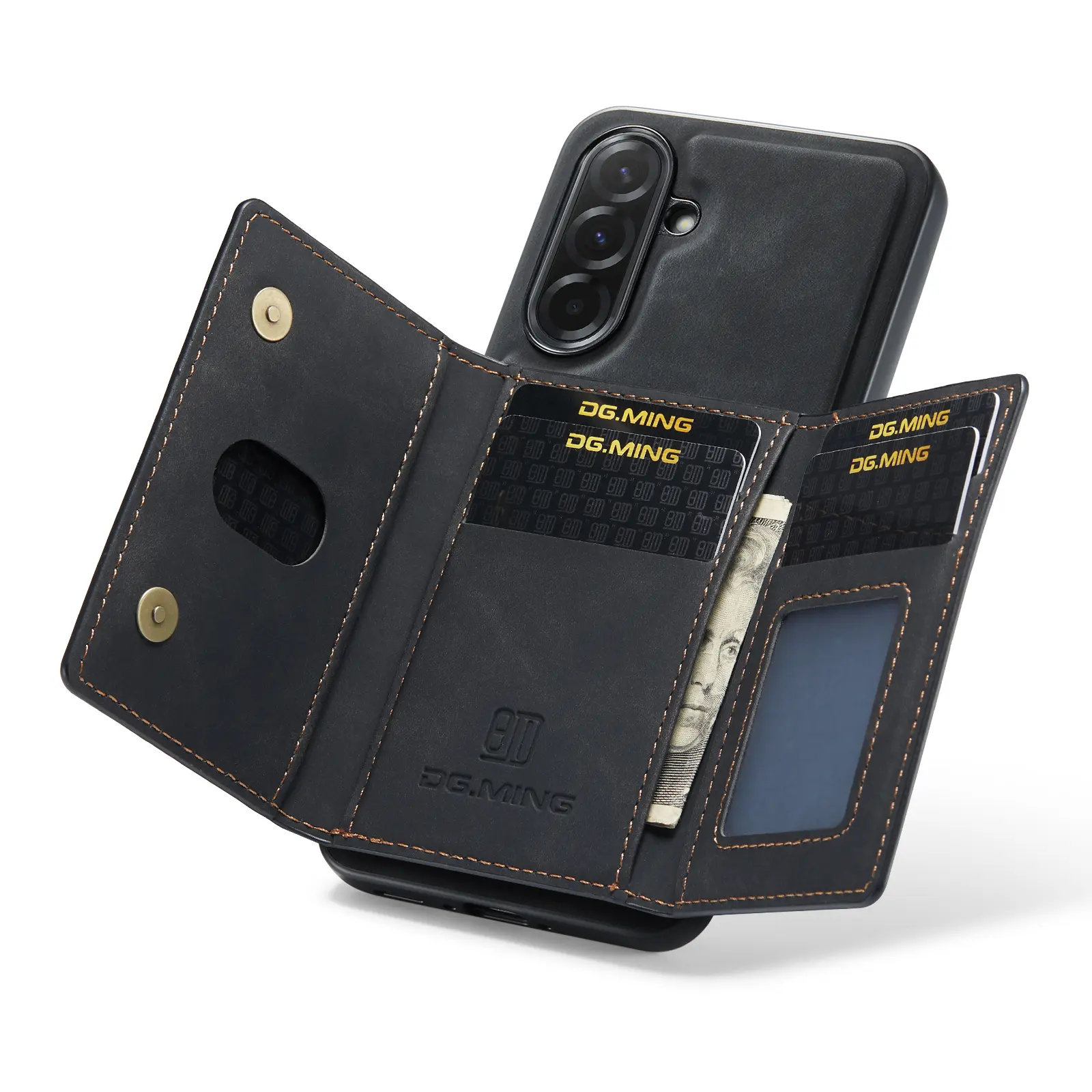 Magnetic Card Slot Case Samsung Galaxy A57 Svart