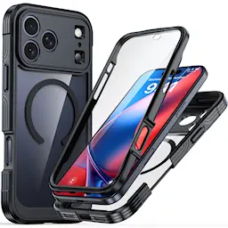 Premium Full Protection Case iPhone 17 Pro Musta