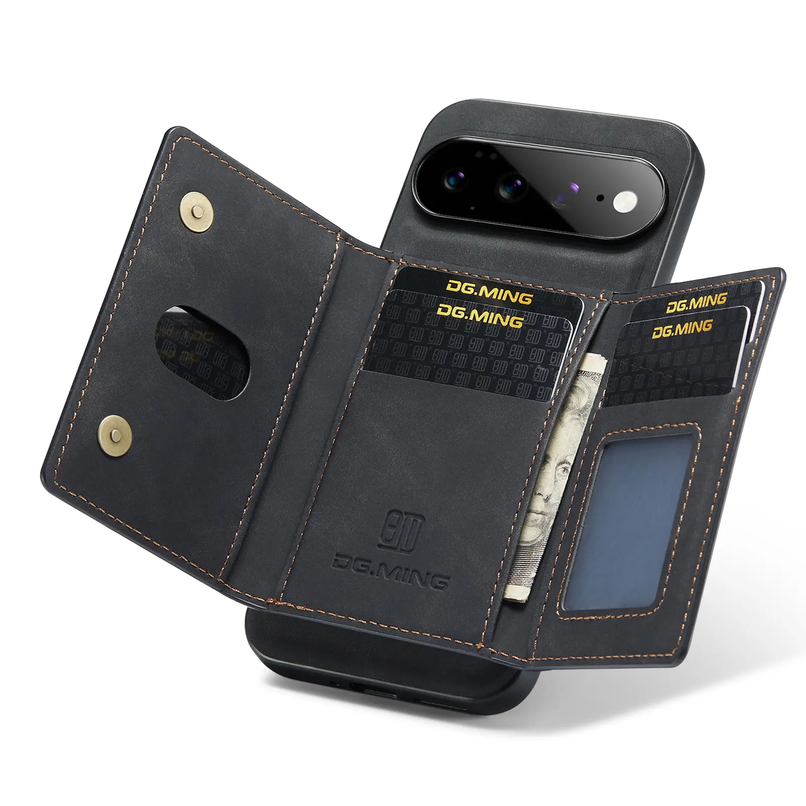 Magnetic Card Slot Case Google Pixel 11 Pro XL Svart