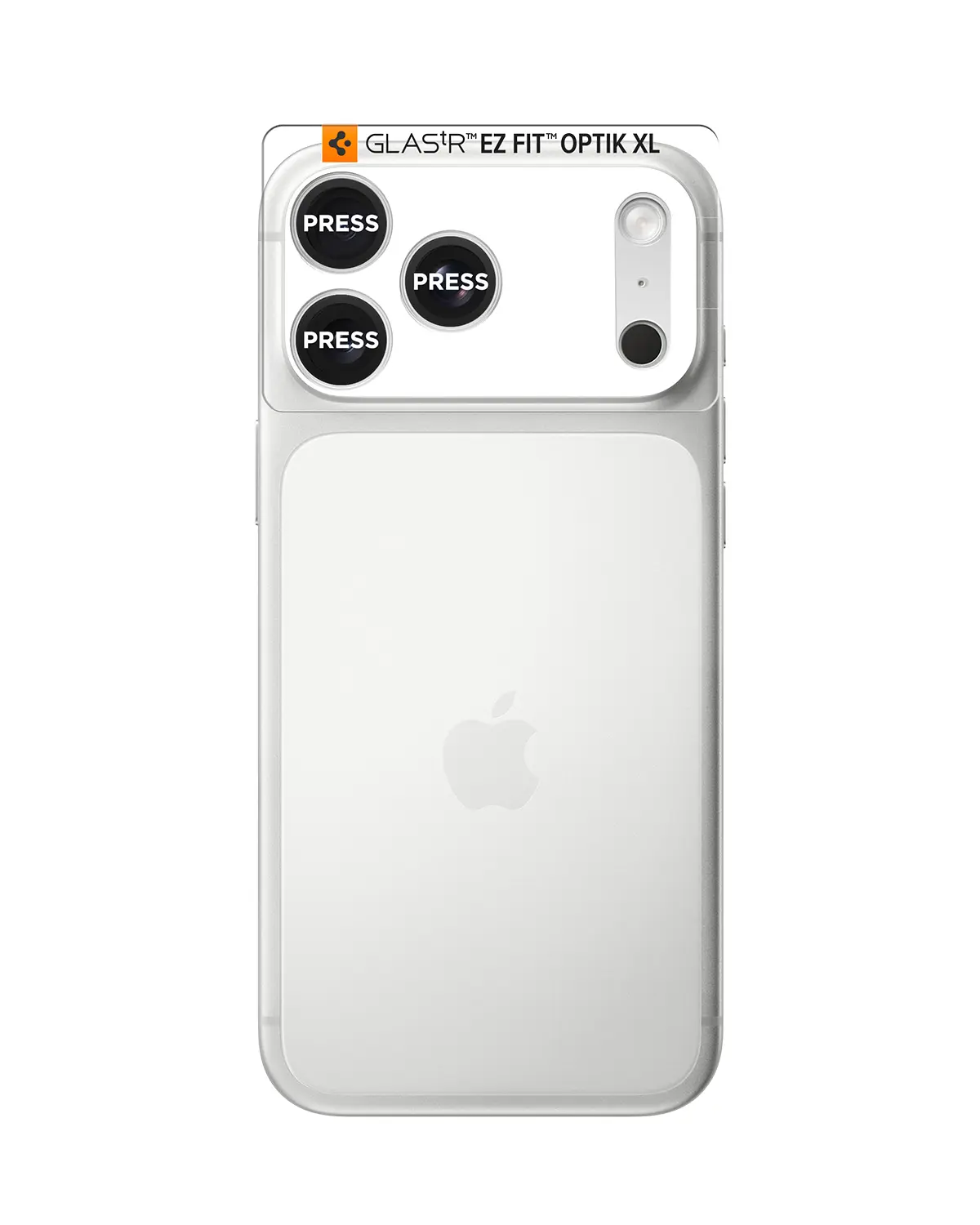 iPhone 17 Pro Max Glas.tR EZ Fit Optik Pro XL Silver