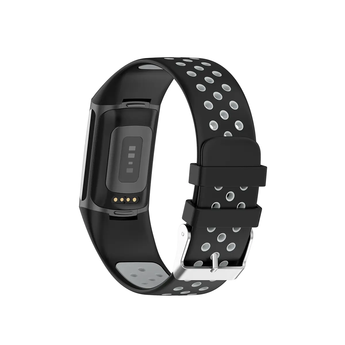 Silikonarmband Sport Fitbit Charge 6 Svart