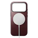 iPhone 18 Pro Modern Case Horween Leather MagSafe Burgundy