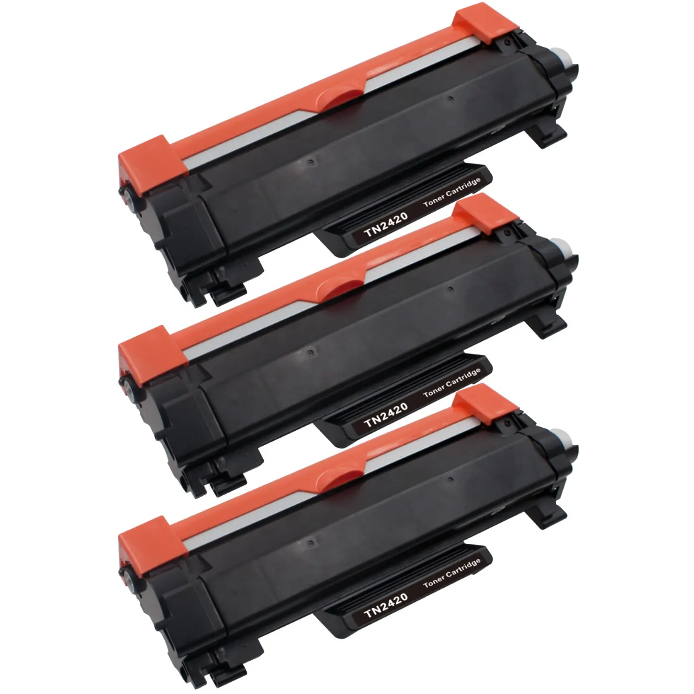 3-pack Kompatibel toner - ersätter Brother TN-2410 - svart, 1200 sidor