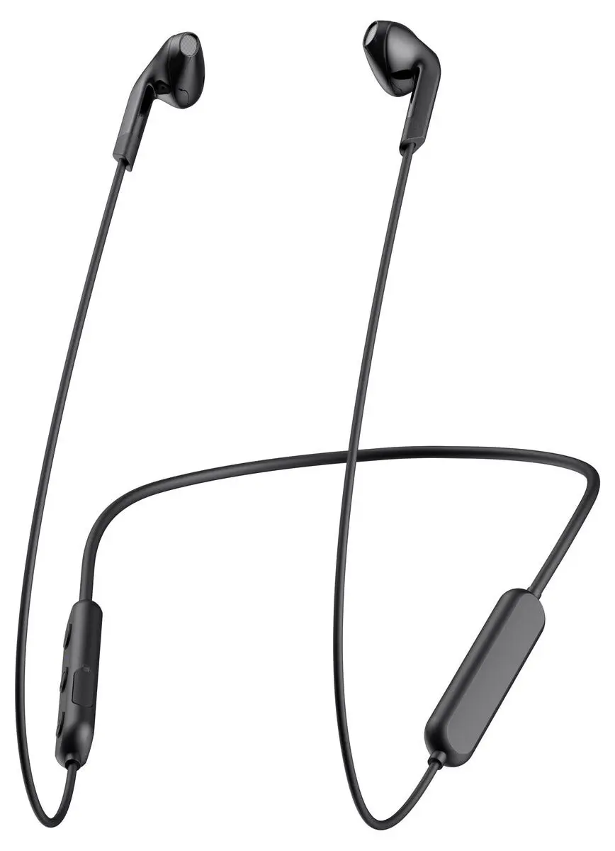 BIX100 Trådløse Bluetooth hovedtelefoner in-ear med mikrofon Sort