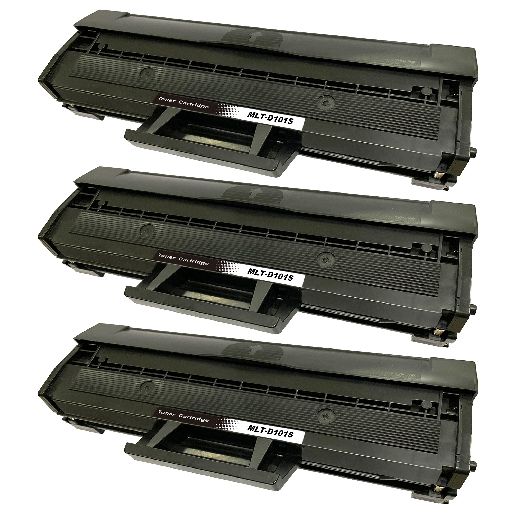 3-pack Toner Samsung ML-2168 - ersätter Samsung MLT-D101S, Svart, 1500 sidor
