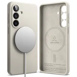 Silicone Magnetic Case Samsung Galaxy S26 Stone