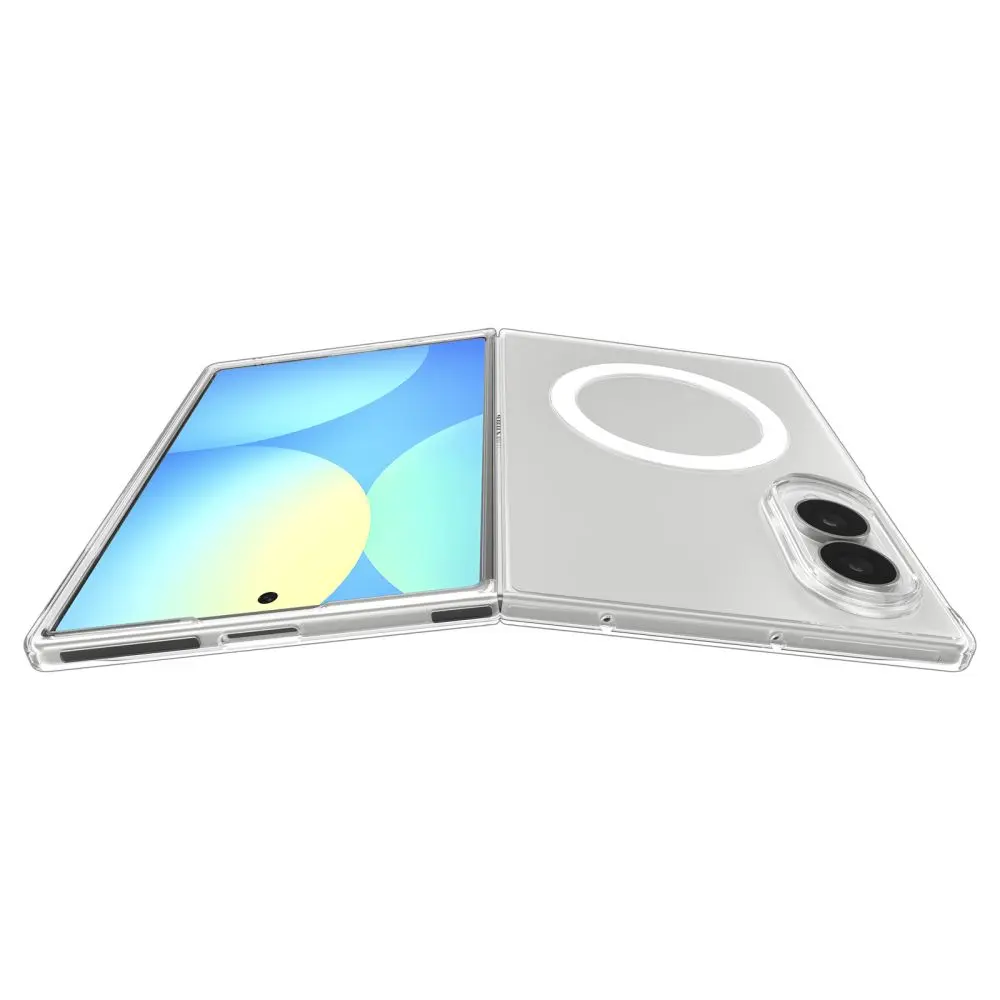 Samsung Galaxy Z Fold 8 Case AirSkin MagSafe Clear White