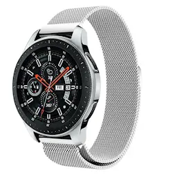 Samsung Galaxy Watch 46mm Armbånd Milanese Loop, Sølv