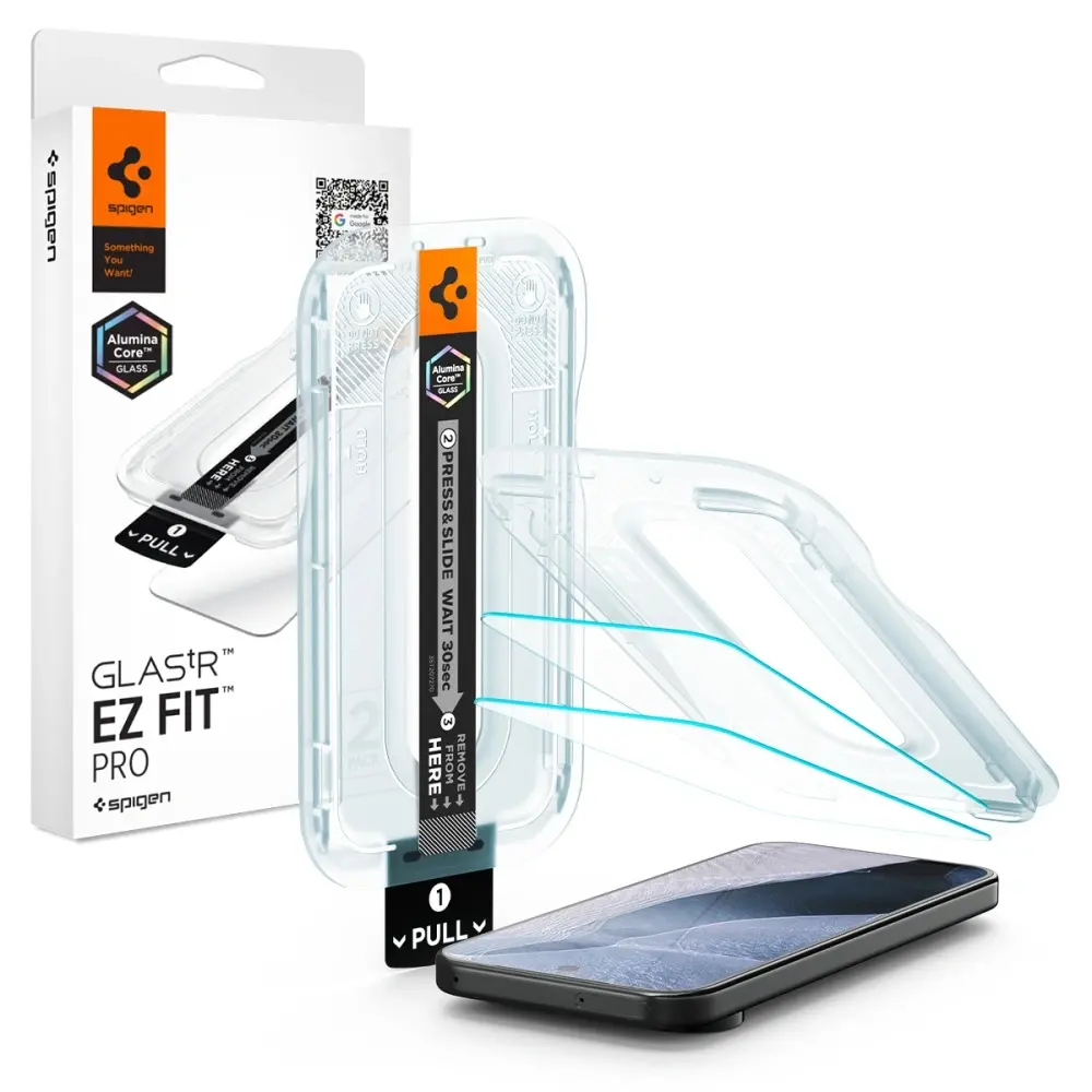 Google Pixel 11 Pro XL Screen Protector GLAS.tR EZ Fit (2-pack)