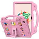 Stødsikker EVA Cover Kickstand Samsung Galaxy Tab A9 Plus lyserød