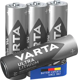 Ultra Lithium AA-batteri (4-pack)