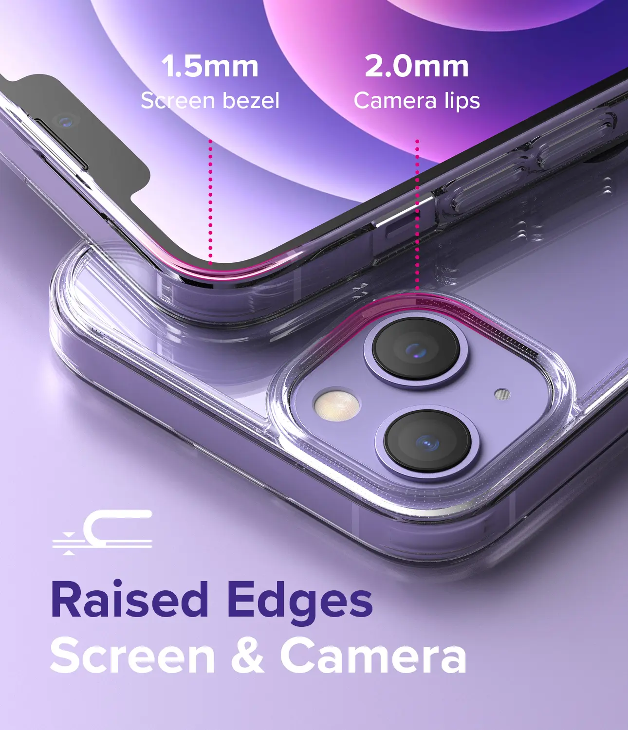 Fusion Case iPhone 13 Mini Genomskinlig