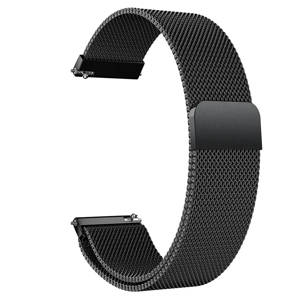 Armbånd Milanese Huawei Watch GT 3 42mm/Watch GT 2 42mm Sort
