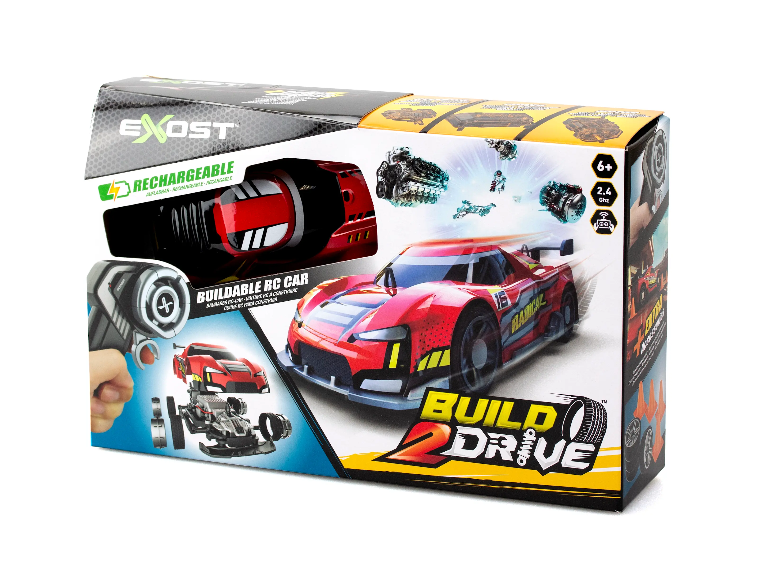 Build 2 Drive - Radical Racer röd