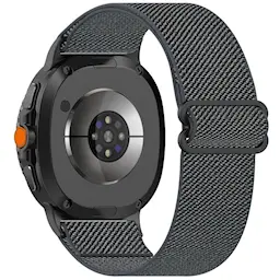 Samsung Galaxy Watch 8 44mm Armbånd i elastik, Mørkegrå