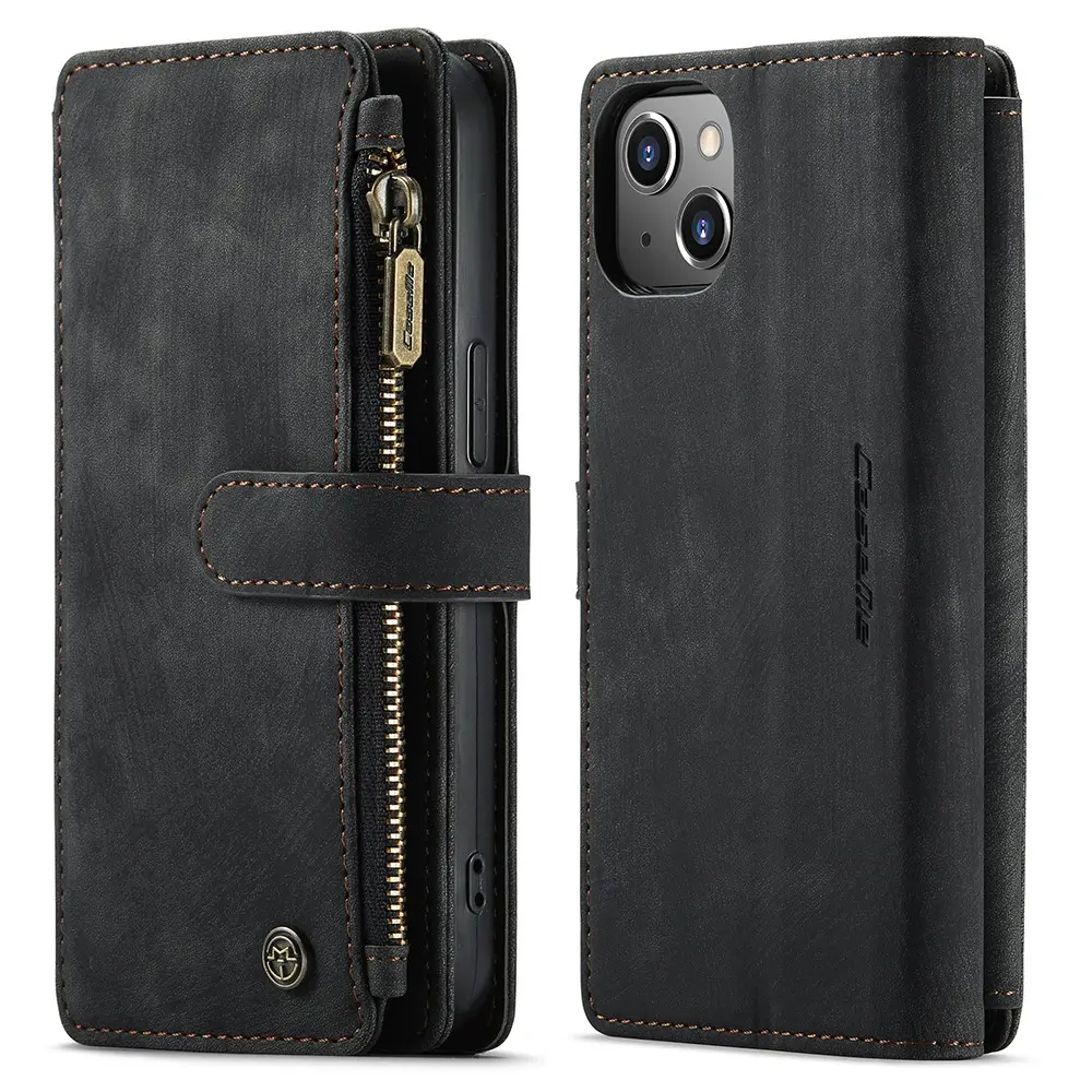 Zipper Wallet iPhone 13 Sort