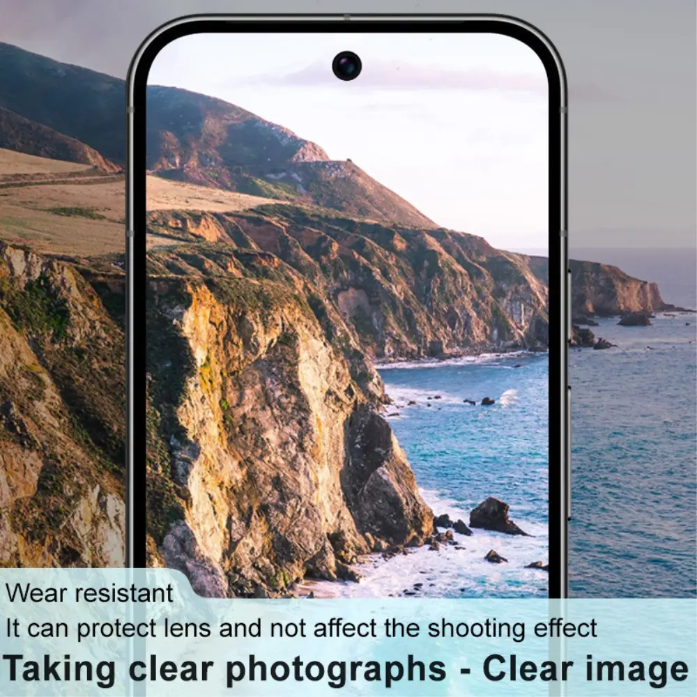 Härdat Glas 0.2mm Linsskydd Google Pixel 9 Svart