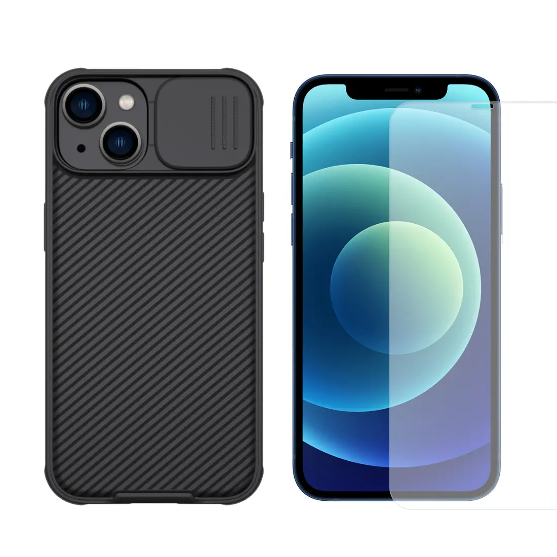 iPhone 14 Kit med CamShield Skal och Skärmskydd