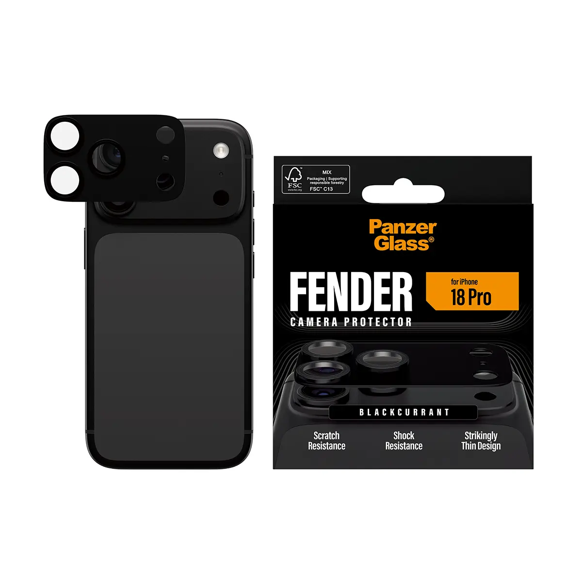 iPhone 18 Pro Fender Camera Protector Blackcurrant