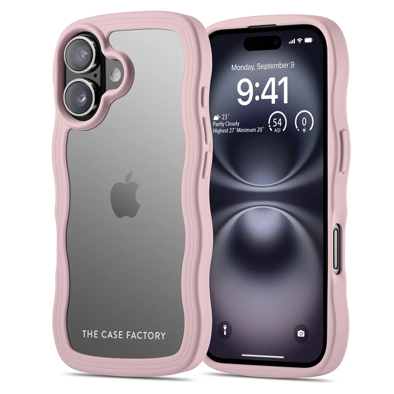 The Wave Case iPhone 17 Rosa