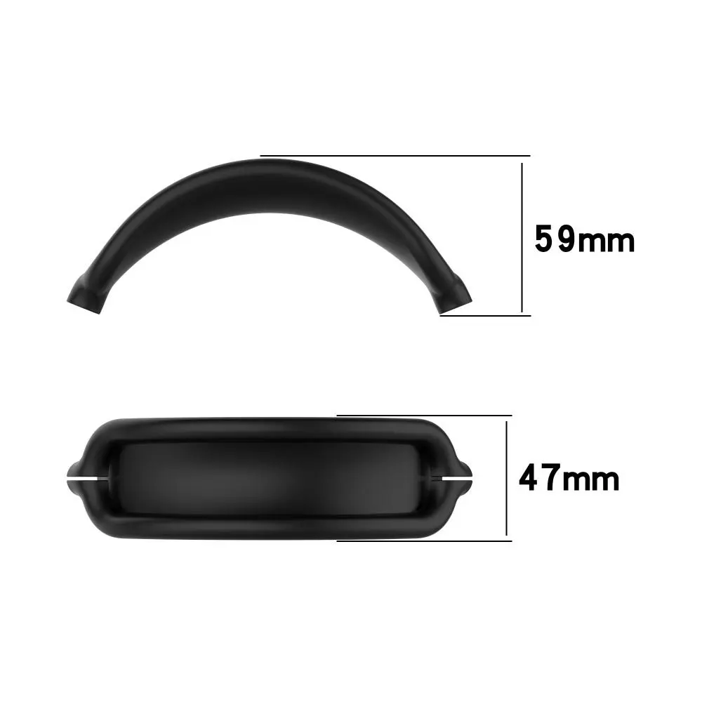 Silicone Headband Cover AirPods Max 2 svart