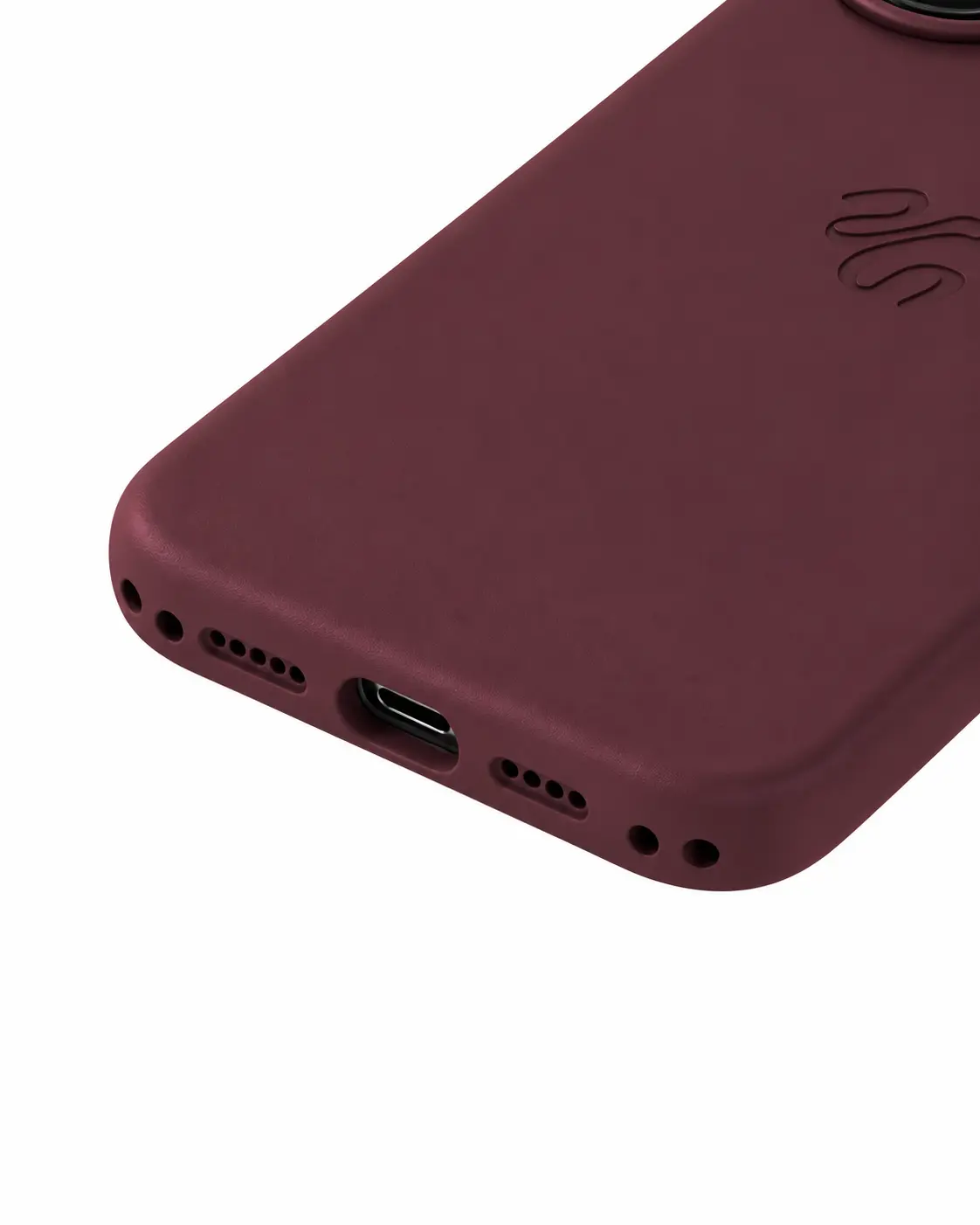 MagSafe Silikonskal iPhone 16 Bordeaux