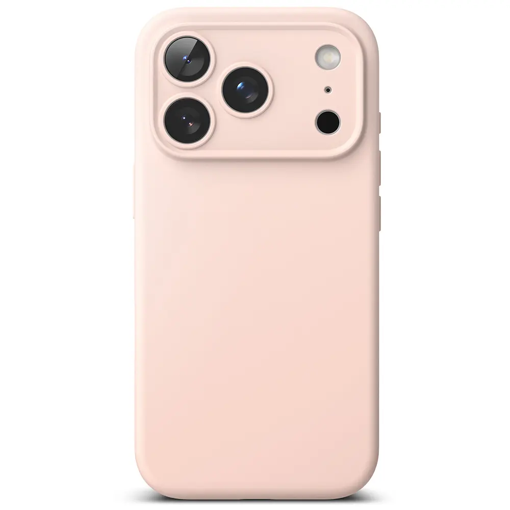 Silicone Magnetic Case iPhone 18 Pro Max Pink Sand