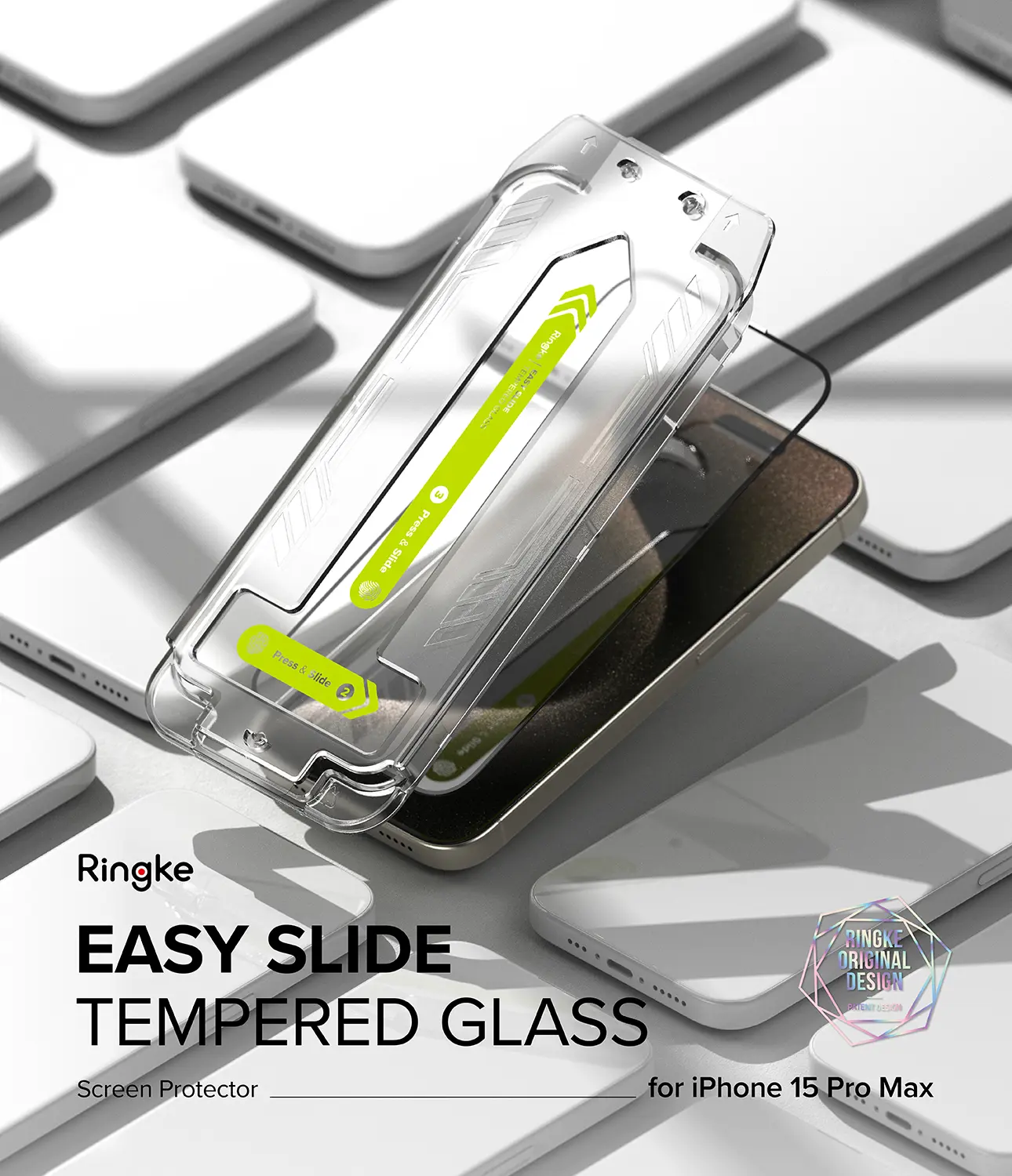 Easy Slide Glass (2-pack) iPhone 15 Pro Max
