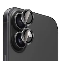 iPhone 17 Linsebeskytter Metall, Svart