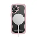 iPhone 16 The Wave Magnetic Case, Lyserød