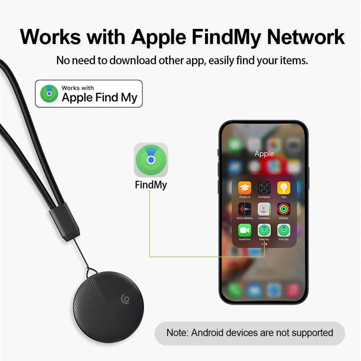 Smart Tag Pro Tracker (1-pack) Svart