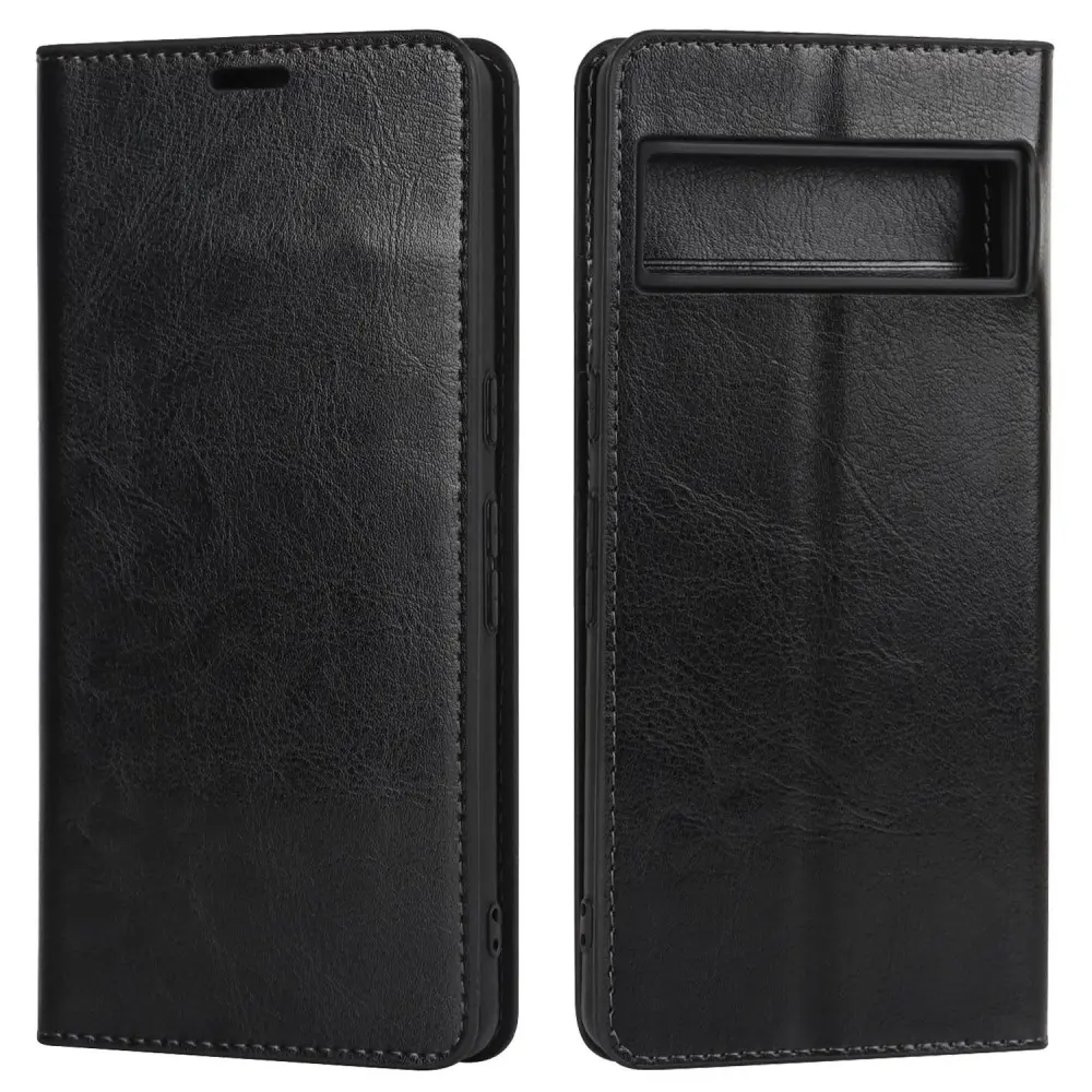 Mobiltaske Ægte Læder Google Pixel 7 Pro Sort