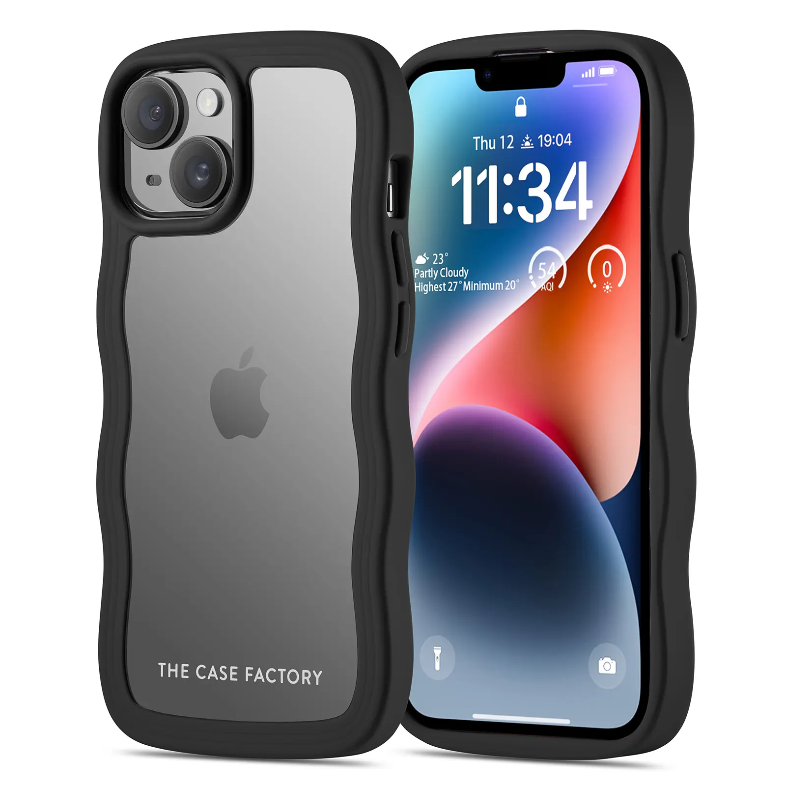 The Wave Case iPhone 13 Svart