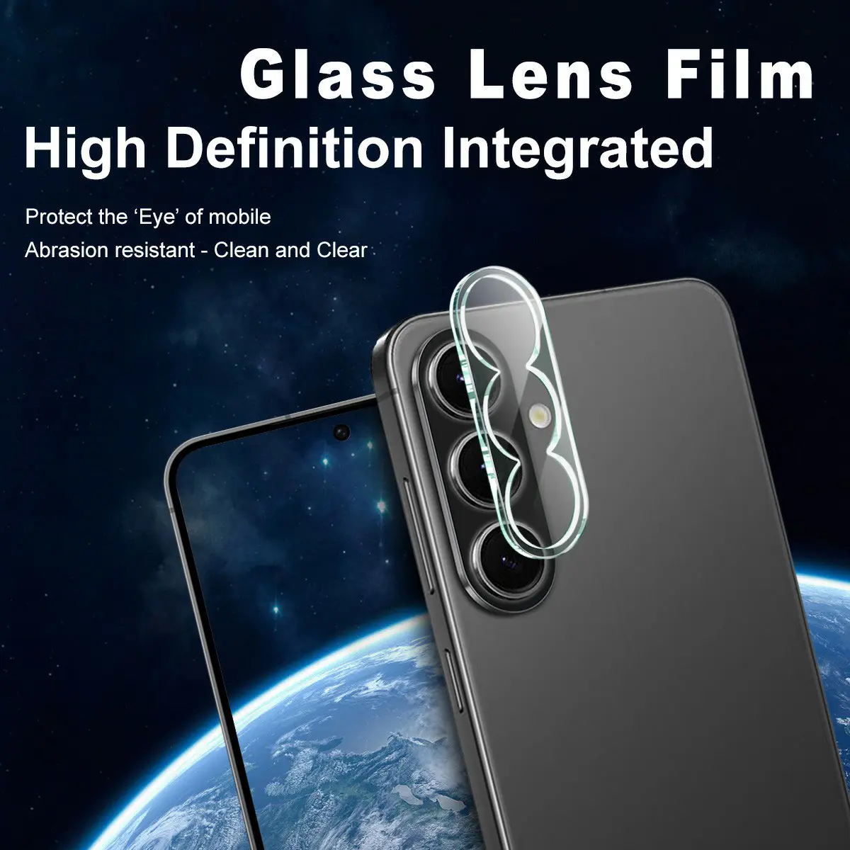 Härdat Glas 0.2mm Linsskydd Samsung Galaxy A37 Genomskinlig