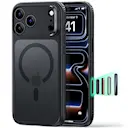 iPhone 17 Pro Classic Hybrid -suojakuori MagSafe-tuella, Frosted Black