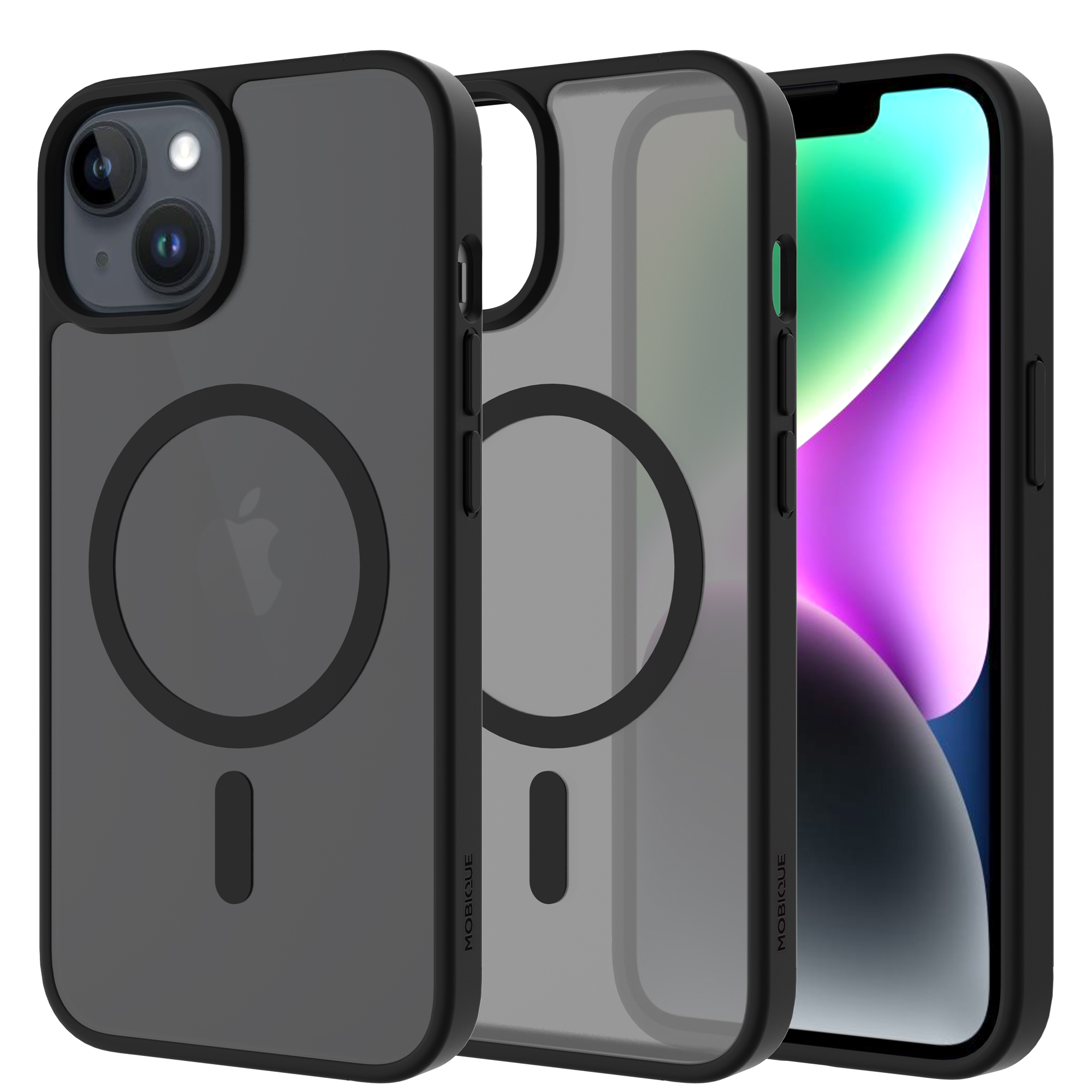 Mobique Magnetic Hybrid Deksel iPhone 13 Mini Frosted Black