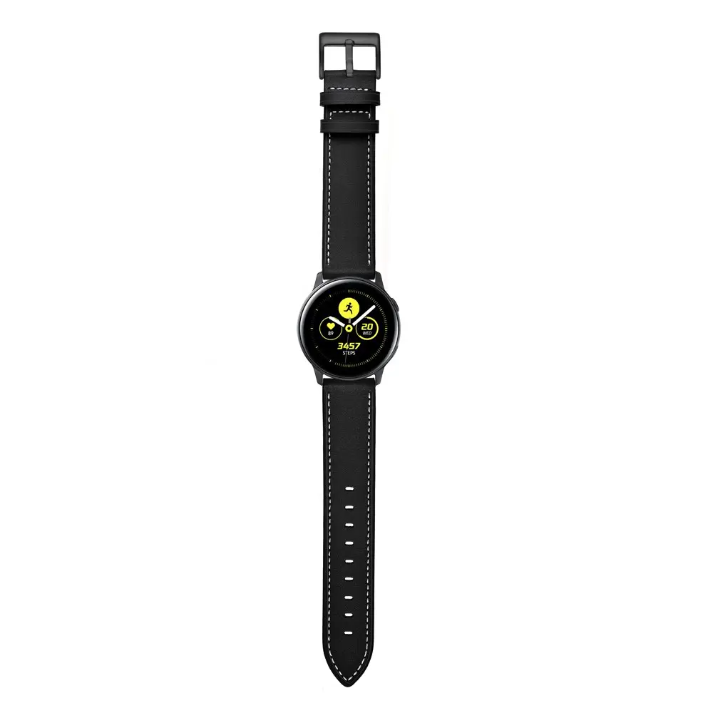 Läderarmband Samsung Galaxy Watch 42mm Svart