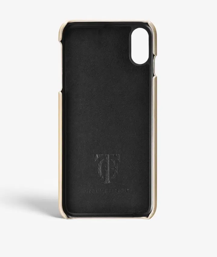 Skal iPhone X/XS Giraffe Nappa Beige
