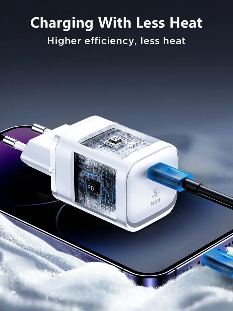 Snabbladdare USB-C PD 30W Vit