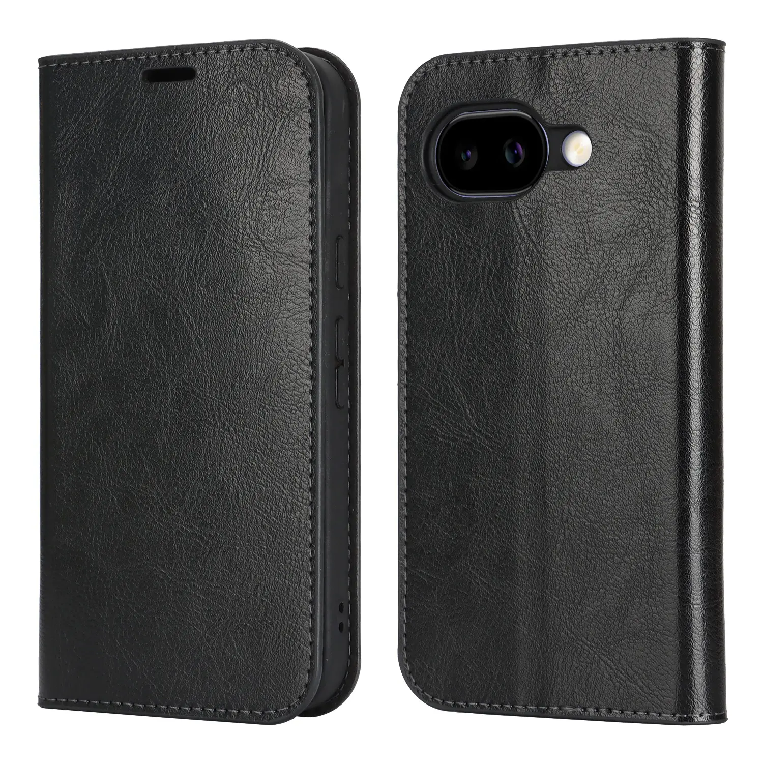 Mobiltaske Ægte Læder Google Pixel 10a Sort