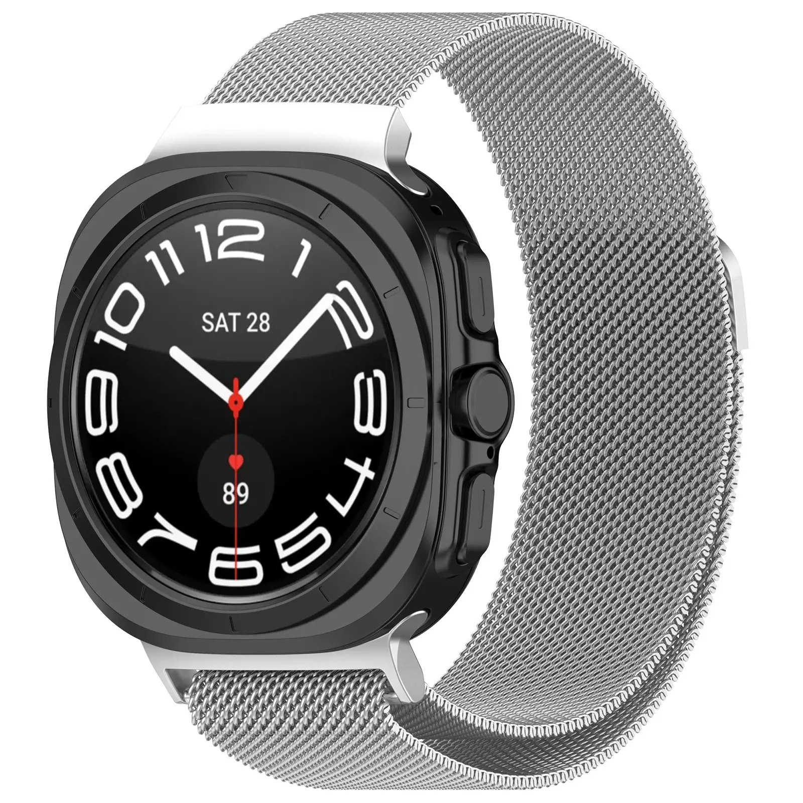 Armbånd Milanese Samsung Galaxy Watch Ultra 47mm Sølv