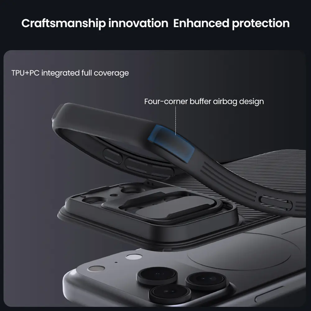 CamShield Skal iPhone 17 Pro Max Svart