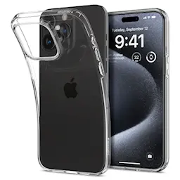 iPhone 15 Pro Liquid Crystal-cover, Crystal Clear
