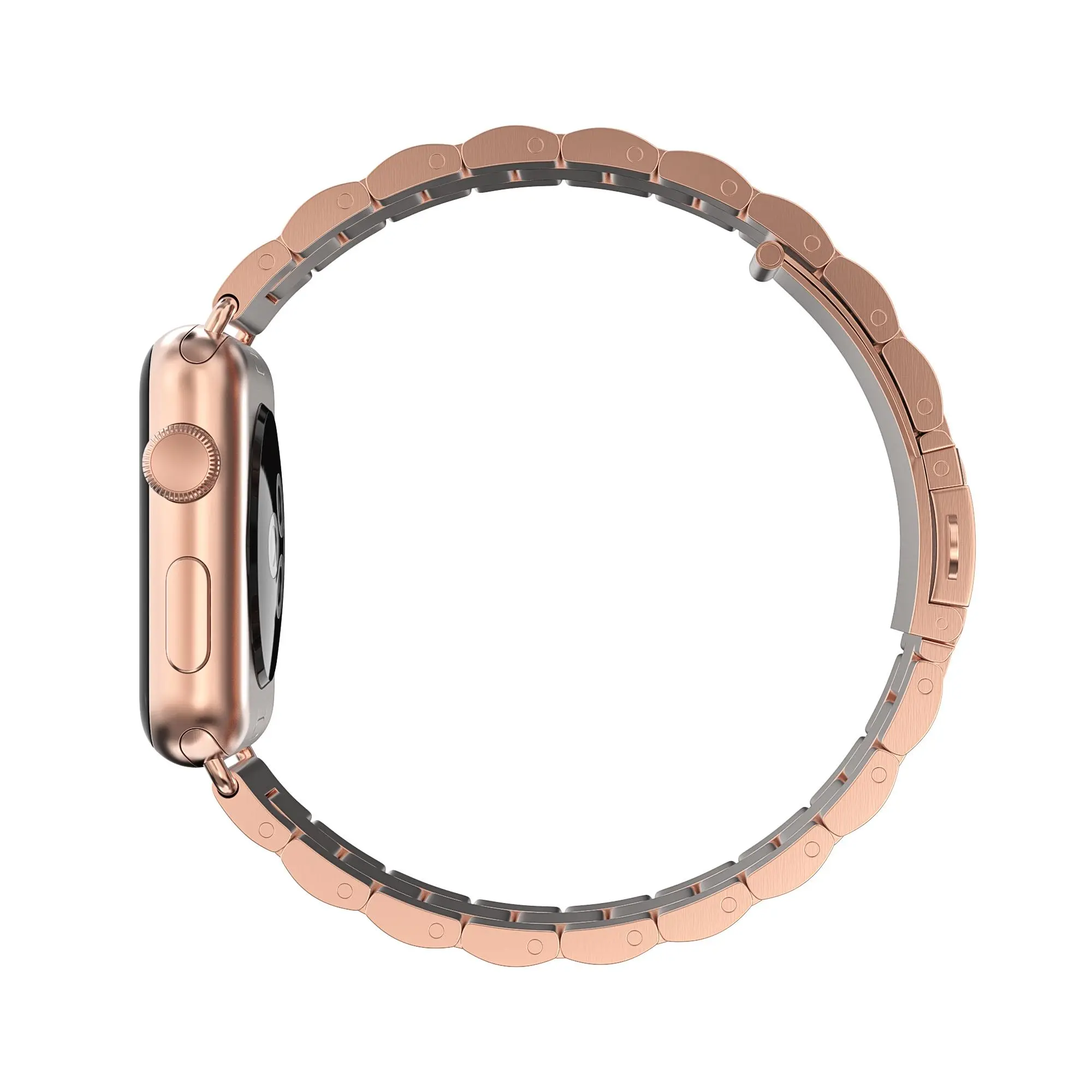 Metallarmband Apple Watch Series 8 45mm Roséguld