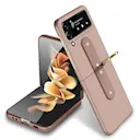 Samsung Galaxy Z Flip 4 Cover ringholder rose guld