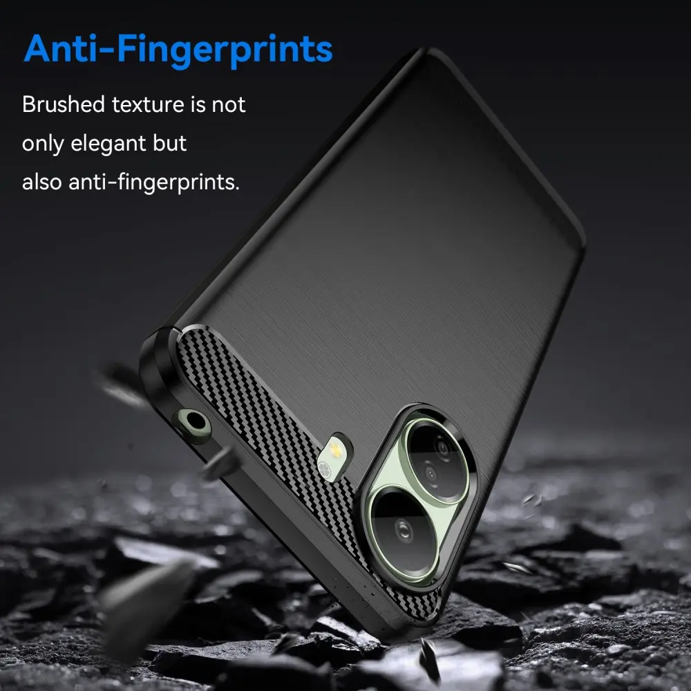 Xiaomi Redmi 13C Skal TPU Brushed Svart