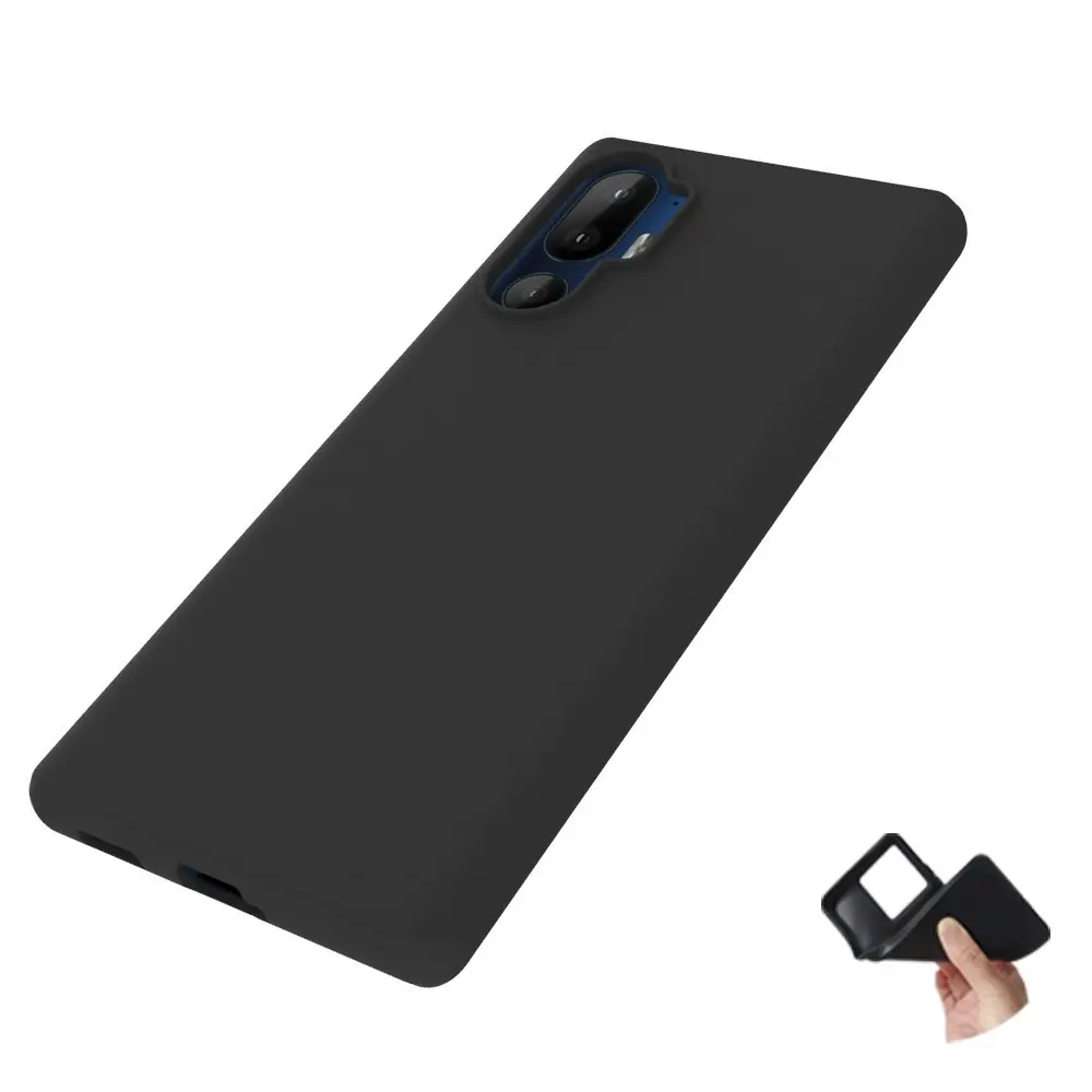Stöttåligt Skal TPU HTC U24 Pro Svart