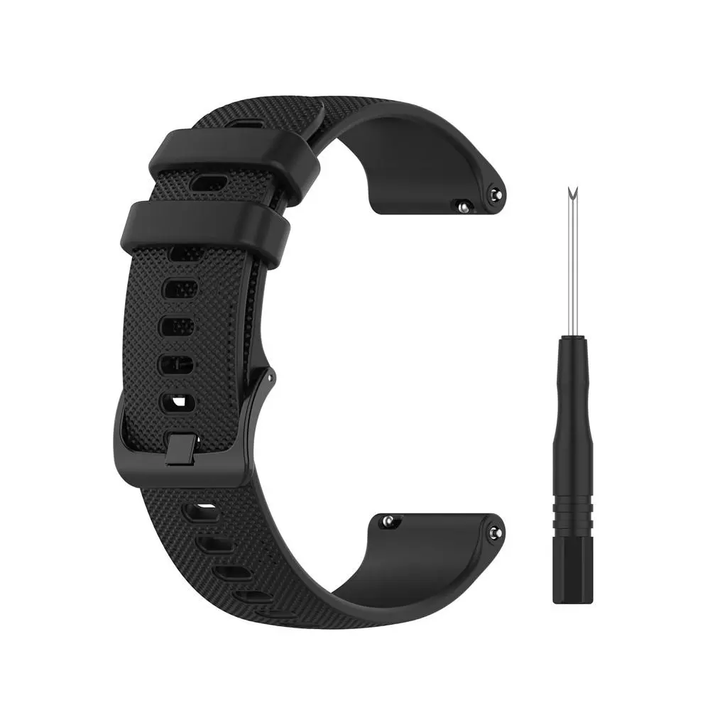 Silikonarmband Garmin Forerunner 745 Svart