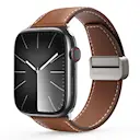 Læderrem Apple Watch SE 40mm Brun